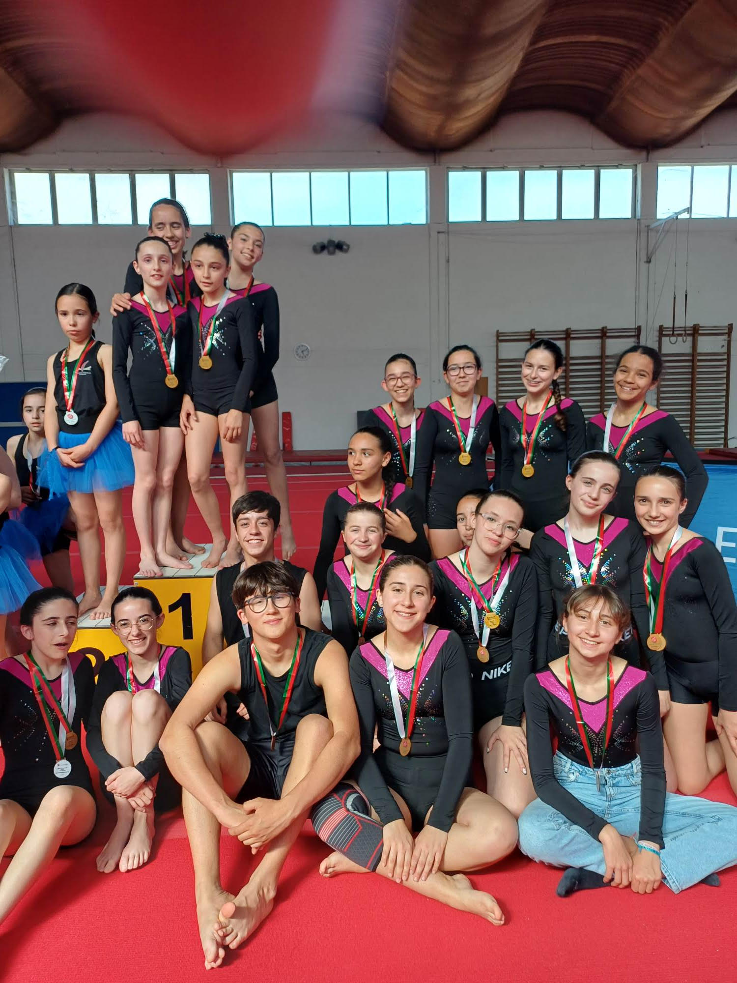 Agrupamento de Escolas Gil Paes na Final de Ginástica da CLDE_LMT