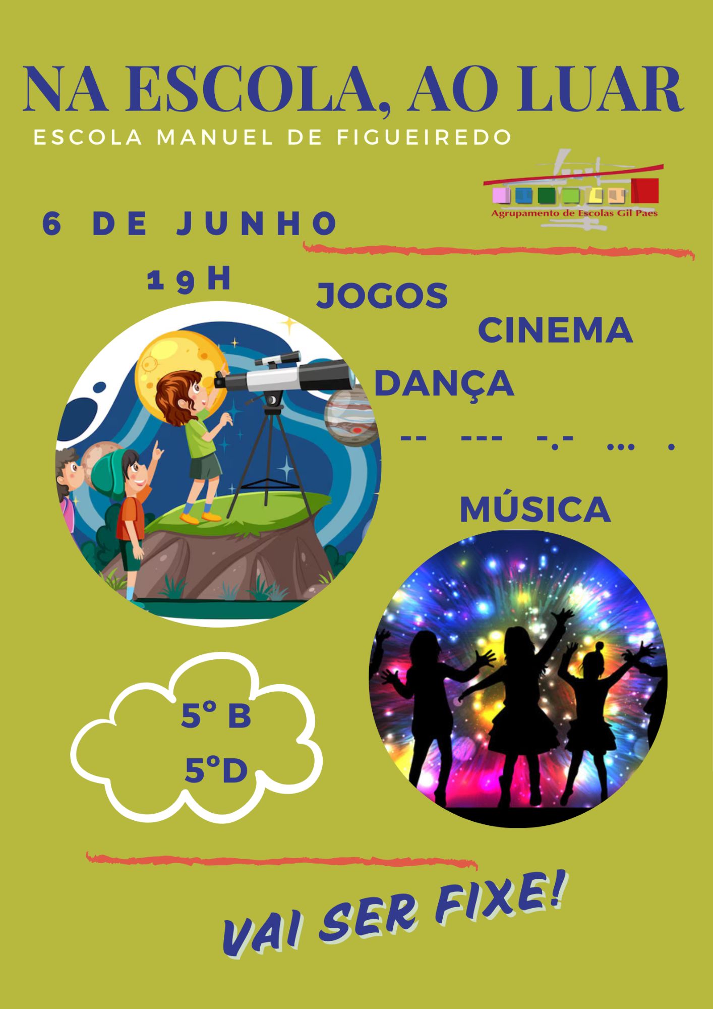 NA ESCOLA, AO LUAR
