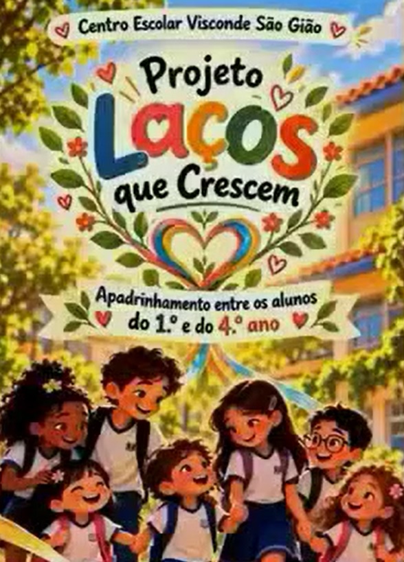 Projeto «Laços que Crescem» fortalece amizades no Centro Escolar Visconde de São Gião