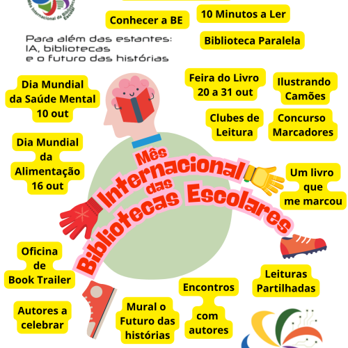 Vamos entrar no Mês Internacional das Bibliotecas Escolares!