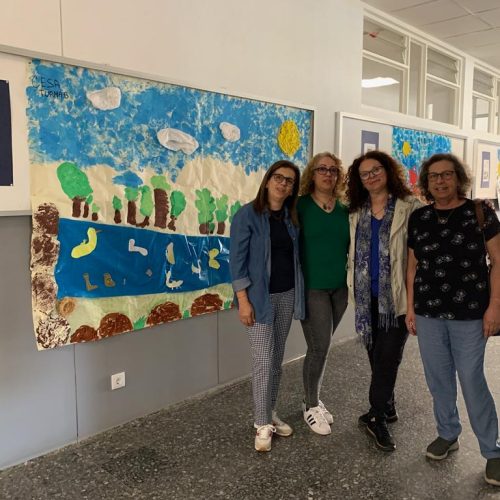 Exposição “Cineminha Criativo” – painéis sobre o rio Almonda